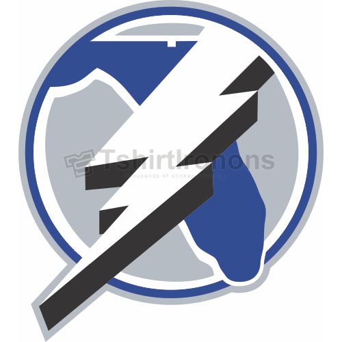 Tampa Bay Lightning T-shirts Iron On Transfers N341 - Click Image to Close